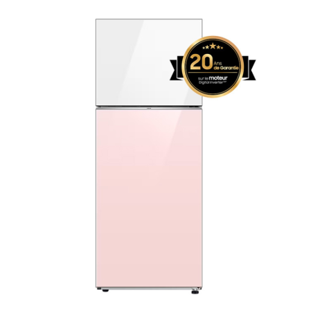 Réfrigérateur Samsung Bespoke RT47-476L-Rose Blanc - RT47CB66448CME