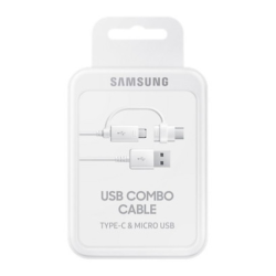Cable de charge "Combo" USB vers USB-C et Micro USB - Prix Tunisie