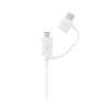 Cable de charge "Combo" USB vers USB-C et Micro USB - Prix Tunisie
