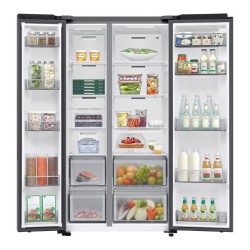 Réfrigérateur Samsung RS70 Bespoke AI Side by Side 651L - Prix Tunisie
